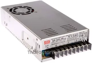 Mean Well SP-320-48 Embedded / Open-frame Power Supply, 320W Single O/P with PFC