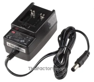 Mean Well GE12I18-P1J, 15W Plug In Power Supply 18V dc, 830mA, Level VI Efficiency, 1 Output Switched Mode Power Supply