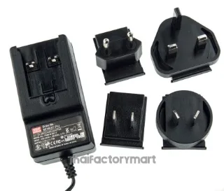 Mean Well GE18I07-P1J, 13W Plug In Power Supply 7.5V dc, 1.73A, Level VI Efficiency, 1 Output Switched Mode Power Supply