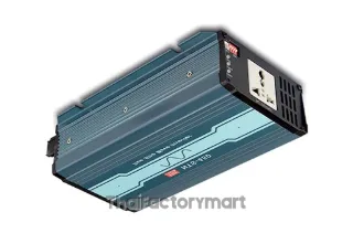 Mean Well NTS-450-212EU Pure Sine Wave DC-AC Inverter 450 W, 12 VDC Input, 230 VAC Output, EU Socket