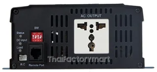 Mean Well NTS-750-212EU Pure Sine Wave DC-AC Inverter 750 W, 12 VDC Input, 230 VAC Output, EU Socket