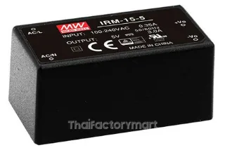 Mean Well IRM-15-5, PCB Mount Converter 15W 5V 3A