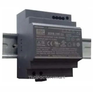 Mean Well HDR-100-12N, DIN Rail Power Supply, 88%, 12V, 7.5A, 90W, Adjustable