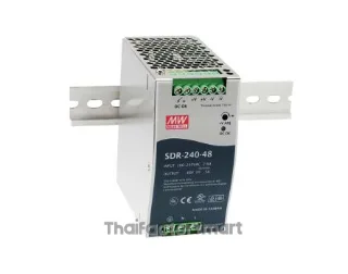 Mean Well SDR-240-48, DIN Rail Power Supply, 94%, 48V, 5A, 240W, Adjustable
