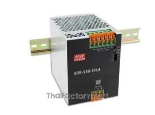 Mean Well XDR-960-48LA 960W AC/DC High-End Ultra Slim Industrial DIN Rail Power Supply, 48V Output, Lever-Actuated Terminal