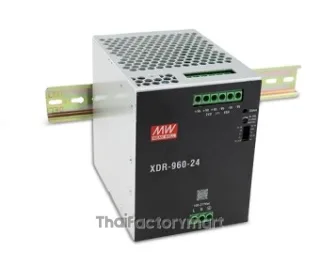 Mean Well XDR-960-48 960W AC/DC High-End Ultra Slim Industrial DIN Rail Power Supply, 48V Output, Screw Terminal