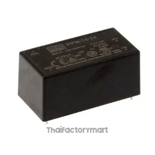 Mean Well MPM-15-5, 15W Encapsulated Switch Mode Power Supply, 5V dc, Encapsulated, Medical Approved