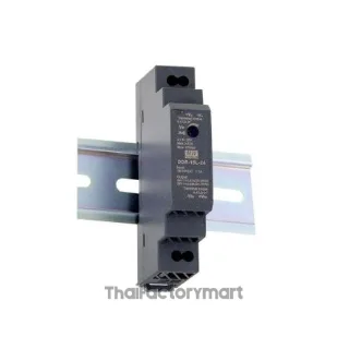 Mean Well DDR-15L-5, DIN Rail Type DC-DC Converter, 85%, 5V, 3A, 15W, Adjustable