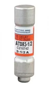 Fuse Amp-Trap Class CC, Motor Duty, 600V, 3-1/2A,