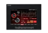 GOT Simple;7"wideTFT;DC;WVGA;65k colors;RS-422/485;RS-232;USB;Eth;SD;Black รูปที่ 2