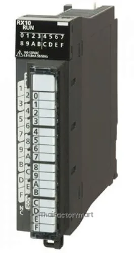 Mitsubishi RX10, iQ-R Series; AC input module, 16 point
