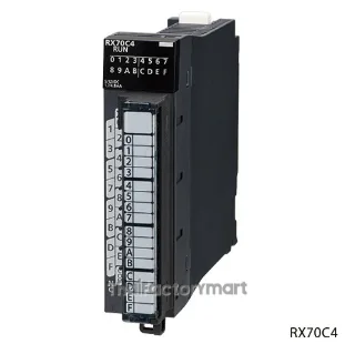 Mitsubishi RX70C4, Input module, 16 inputs, 5-12 V DC input (1,7/4,8mA), positive/negative common