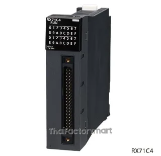 Mitsubishi RX71C4, Input module, 32 inputs, 5-12 V DC input (1,7/4,8mA), positive/negative common