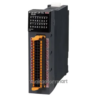 Mitsubishi RY41NT2P-TS, iQ-R; Transistor output module, 12/24VDC, 0,2A, 32 point, sink, Spring clamp