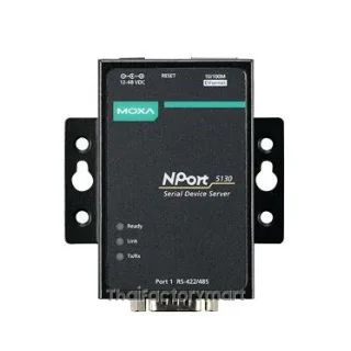 1-port device server, 10/100M ethernet, RS-422/485 DB9 male, 12~48 VDC, 0~55Â°C