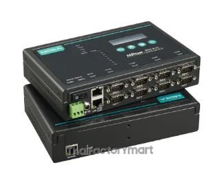 MOXA NPort5610-8, NPort 5610-8 : 8 port device server, 10/100M Ethernet, RS-232, RJ-45 8pin, 15KV ESD, 100V or 240V