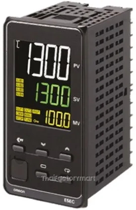 Temp. controller, PRO, 1/8 DIN (96 x 48 mm), Progr., 4 AUX, 1 x 12 VDC pulse OUT, 100 to 240 VAC