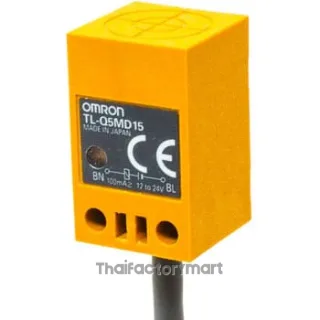 Inductive proximity sensor, cuboid 25 x 25 mm, 7 mm, unshielded, DC-wire, NC, different frequency, 2 m cable