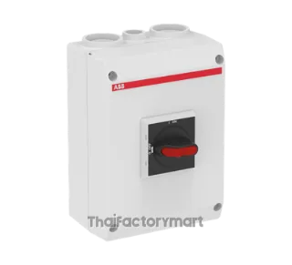 เซฟตี้สวิทช์ พร้อมกล่อง 3P 63A IP65 ENCLOSED SAFETY SWITCH OTP63B3M