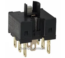 Switch unit, DPDT, 5 A (125 VAC)/ 3 A (230 VAC), solder terminal