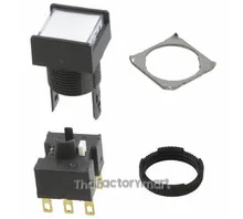SWITCH PUSHBUTTON DPDT 5A 125V
