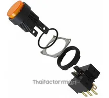 SWITCH PUSHBUTTON SPDT 5A 125V