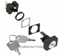SWITCH KEYLOCK 2POS SPDT 5A 125V