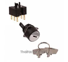 SWITCH KEYLOCK 2POS DPDT 5A 125V