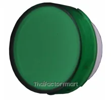 Pushbutton, illuminated, round, IP40, green