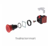 SWITCH PUSH SPST-NC 10A 110V