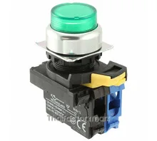 SWITCH PUSH DPST-NO/NC 10A 120V