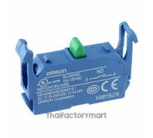 Pushbutton A22NZ, Contact Block SPST-NO (blue)