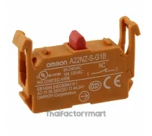 Pushbutton A22NZ, Contact Block SPST-NC (orange)