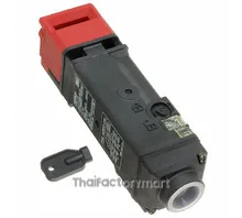 D4SL-N2NFG-D4N - Guard lock safety door switch, G1/2 coduit, 2NC/1NO+2NC/1NO, resin head, solenoid lock, connector