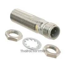 Proximity Sensor, M12, Sensing distance 2mm, NO, Shielded, PNP DC 3-wire, Connector
