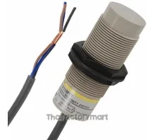 Proximity sensor, capacitive, M30, unshielded, 15mm, DC, 3-wire, PNP-NO, 2m cable