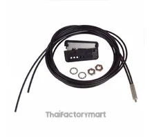 Fiber optic sensor, diffuse, M6 head, long distance, high flex R1 fiber, 2 m cable