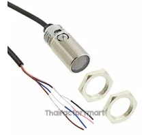 Photoelectric Sensor, BRASS M18,TRANS,2M,AX, NPN, PW