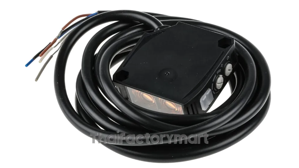 Omron Diffuse Photoelectric Sensor 2.5 m Detection Range Relay IP64 Block Style E3JK-DR11-C 2M photo 2