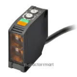 Omron Diffuse Photoelectric Sensor 2.5 m Detection Range Relay IP64 Block Style E3JK-DR11-C 2M photo 1