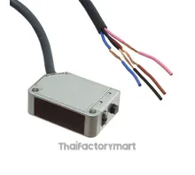 Photoelectric sensor, transparent PET bottle, retro-reflective, metal body, IP69K, 500mm, PNP, reflector not included, 2M cable
