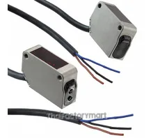 Photoelectric sensor. Through Beam. metal body. IP69K. 15m. Pre-wired. PNP Output