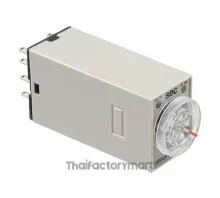 Timer, plug-in, 8-pin, on-delay, DPDT, 200-230 VAC Supply voltage, 10 Seconds, Surface/DIN-track mounting (with socket)
