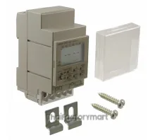 Timer, Digital Daily Time Switch, Surface Mounting/Track Mounting, 24 h ? 7 days (Operation days can be specified.)