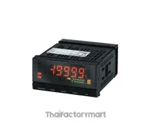 Digital panel meter, DIN1/8 (48(h) x 96(w)), 2 line display with dual color change for actual value, output and option slots, AC current input 0-19.999mA to 0-10A, 100-240 VAC supply
