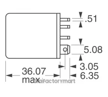 RELAY GEN PURPOSE DPDT 10A 120V