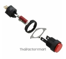 Pushbutton / Switch / Pilot Lamp, LED PANEL INDICATOR RED 24V