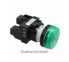 Indicator M22N flat, CAP COLOR GREEN, LED GREEN, LED VOLTAGE 100-120 VAC