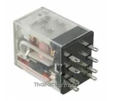 Omron DPDT Non-Latching Relay Plug In, 110V dc Coil, 10 A