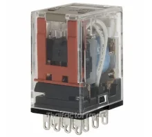 Omron 4PDT Non-Latching Relay Plug In, 12V dc Coil, 5 A